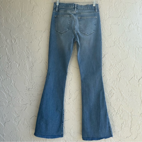 FRAME Jean Women 25 Le High Flare Bell Bottom Festival Boho High Waist Deepwater - Picture 5 of 9